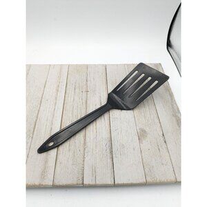Spatula Nylon Slotted Reinforced Turner Flipper No 115 Black Hutzler